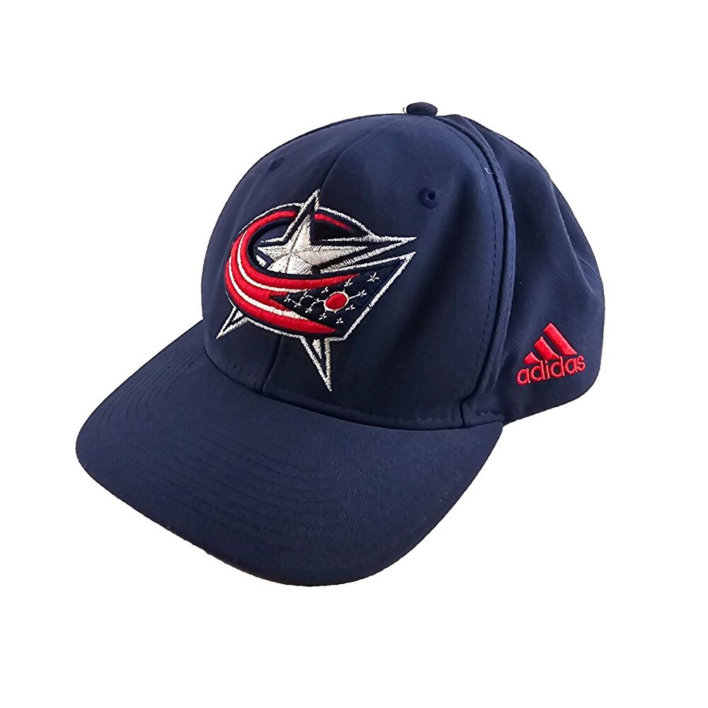 Columbus Blue Jackets Hockey NHL 47 Captain Snapback White Ball Cap Hat NWOT